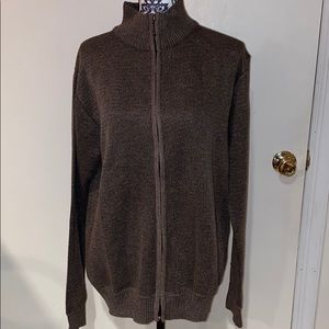 Men’s zip front cardigan